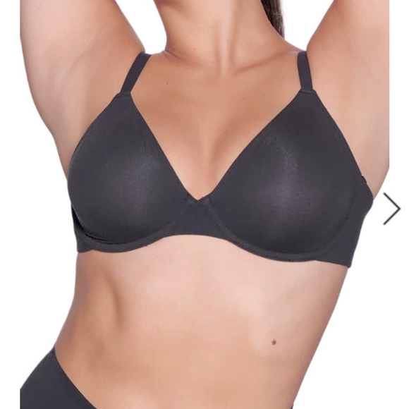 SKIMS Other - SKIMS FITS EVERYBODY UNLINED UNDERWIRE BRA ONYX